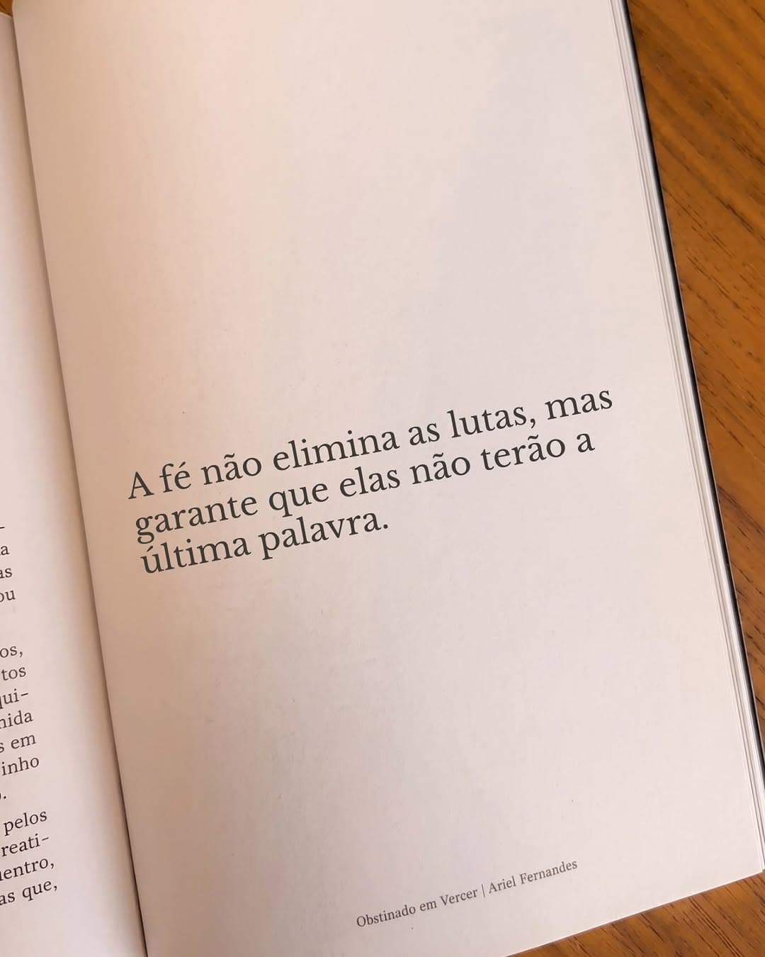 Post do Ariel Fernandes sobre família e legado